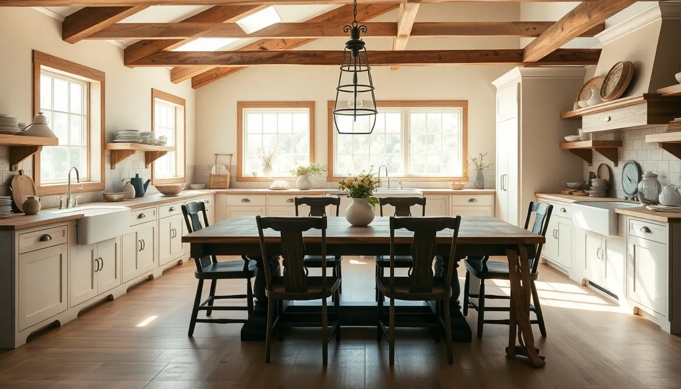 Transform Your Home with a Cozy and Functional Farmhouse Kitchen Design ...